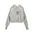 c Distressed Digital Print Hooded Sweatshirt