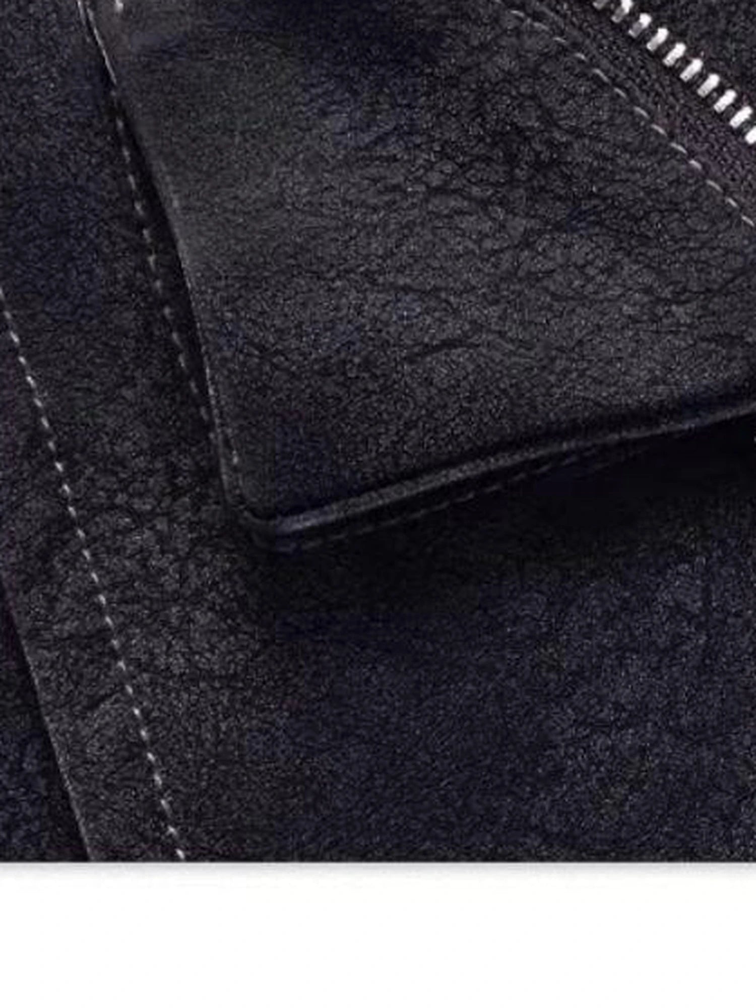 Asymmetrical Leather Panel Midi Skirt with Dual Tone Washable Pu