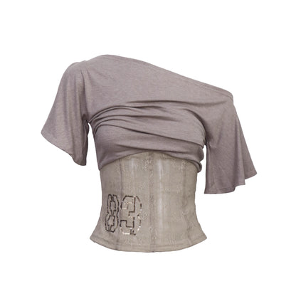 Flowers_birds_Market_Chic_Knit_Ruched_Patchwork_Slim_Fit_Women_Casual_Tee_Top_T-Shirt_MISSTT