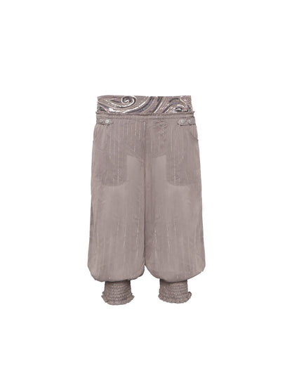 Flowers_birds_Market_Chiffon_Detachable_Beaded_Splice_Cropped_Women&