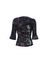 Flowers_birds_Market_Contrast_Color_Ruffle_Square_Neck_Women&