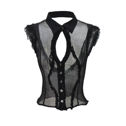 Flowers_birds_Market_Cooling_Cupro_Sleeveless_Slim_Fit_Stand_Collar_Backless_Thin_Black_Women_Blouse_MISSTT