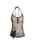 Flowers_birds_Market_Deep_Brown_Sequined_Mesh_Cutout_Halter_Tie_Women&
