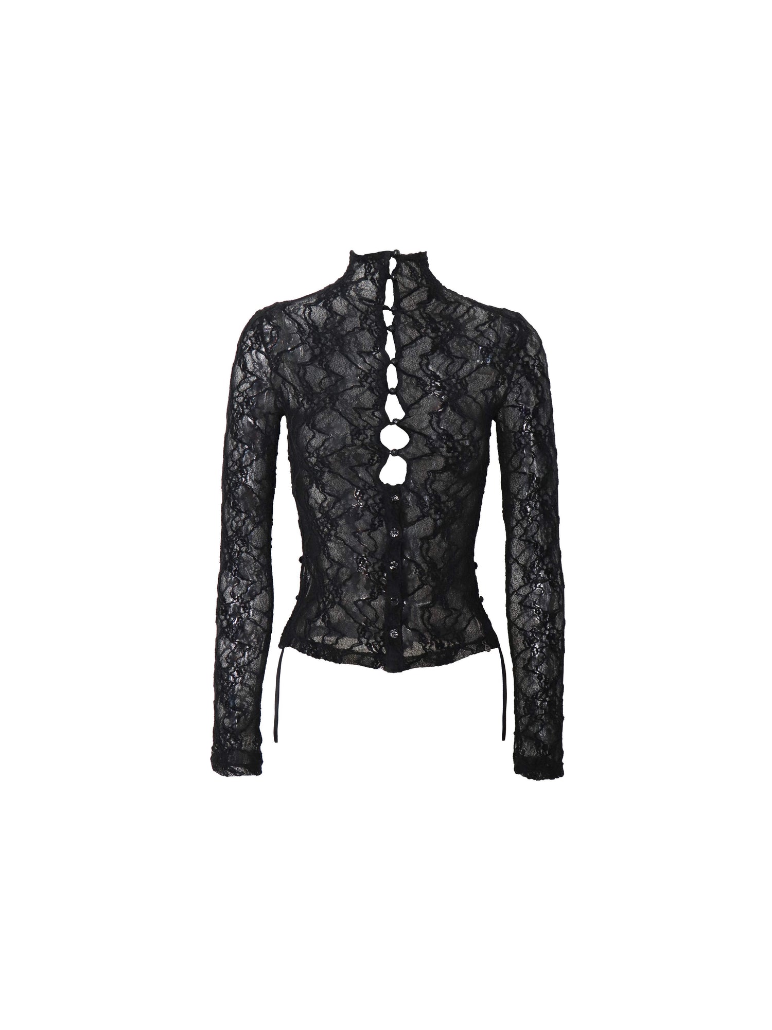Flowers_birds_Market_Elegant_Composite_Lace_High_Neck_Floral_Layering_Women_Black_Long_Sleeve_T-Shirts_MISSTT