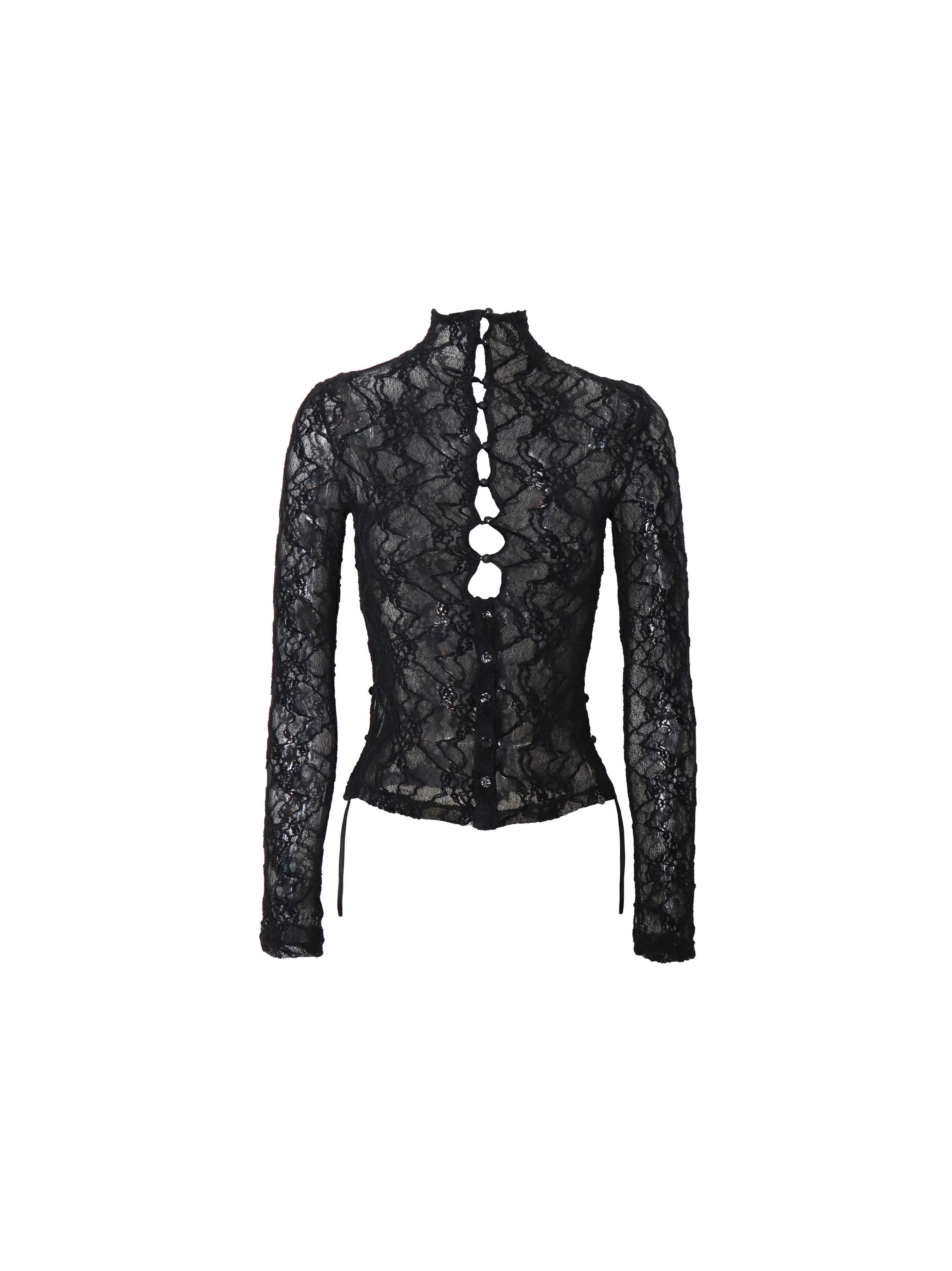 Flowers_birds_Market_Elegant_Composite_Lace_High_Neck_Floral_Layering_Women_Black_Long_Sleeve_T-Shirts_MISSTT