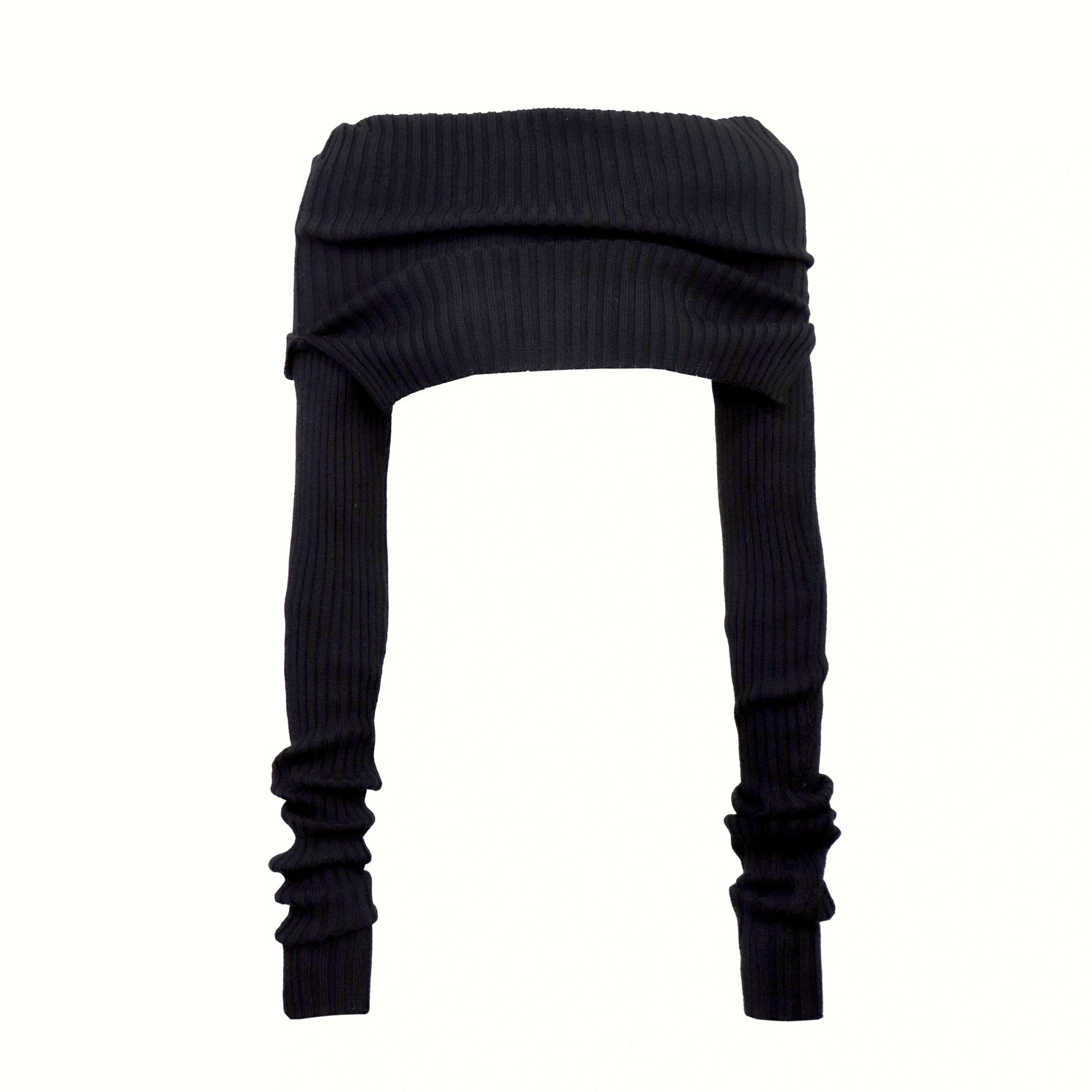 Flowers_birds_Market_Elegant_Two_Tone_Cowl_Neck_Pullover_Long_Sleeve_Women_Burgundy_Black_Blouse_MISSTT