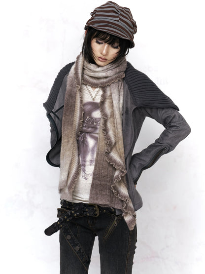 Flowers birds Market Embossed Faux Leather Slim Fit Zip Front Turn Down Collar Vintage Womens Jacket