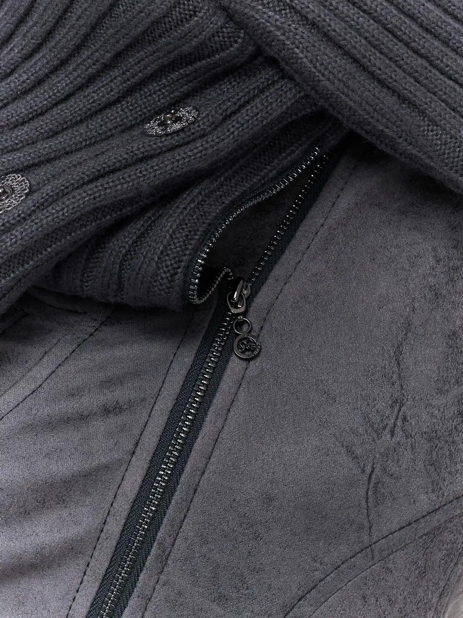 Flowers birds Market Embossed Faux Leather Slim Fit Zip Front Turn Down Collar Vintage Womens Jacket