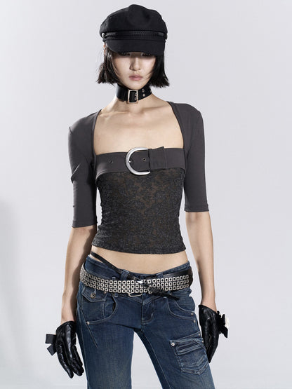 Flowers_birds_Market_Lace_Mesh_Print_Square_Neck_Button_Knit_Women&