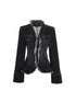 Flowers_birds_Market_Lace_Panel_Print_Deep_V_Lace_Up_Slim_Fit_Women&