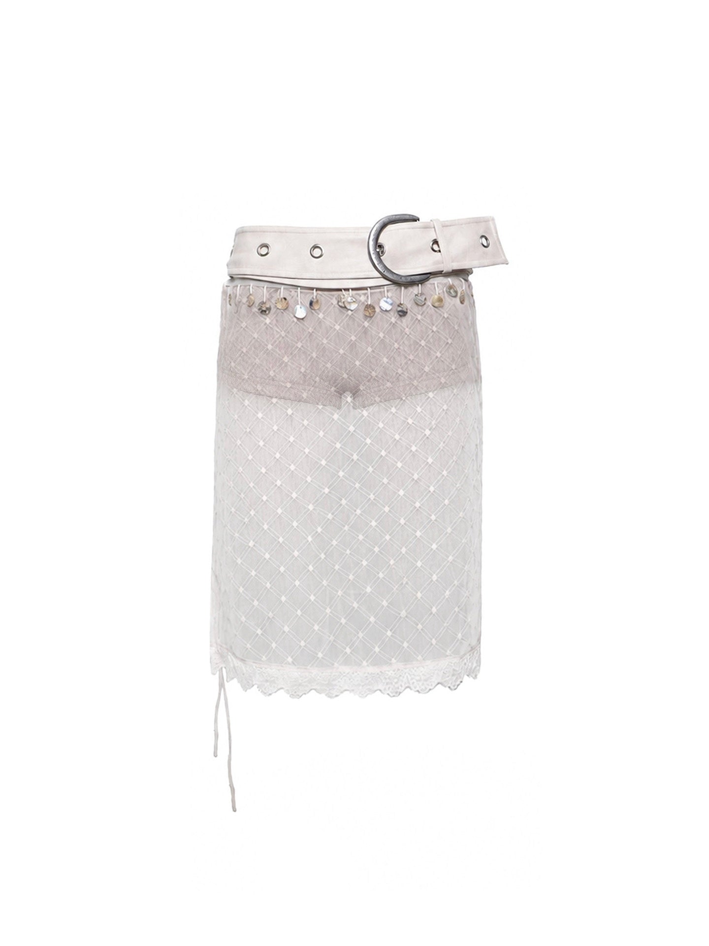 Flowers_birds_Market_Polka_Dot_Detachable_Mesh_With_Stretch_Shorts_Women&