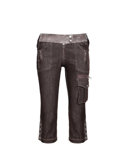 Flowers_birds_Market_Pu_Leather_Patchwork_Topstitch_Multi_Pocket_Women&