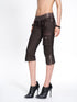 Flowers birds Market Pu Leather Patchwork Topstitch Multi Pocket Women&