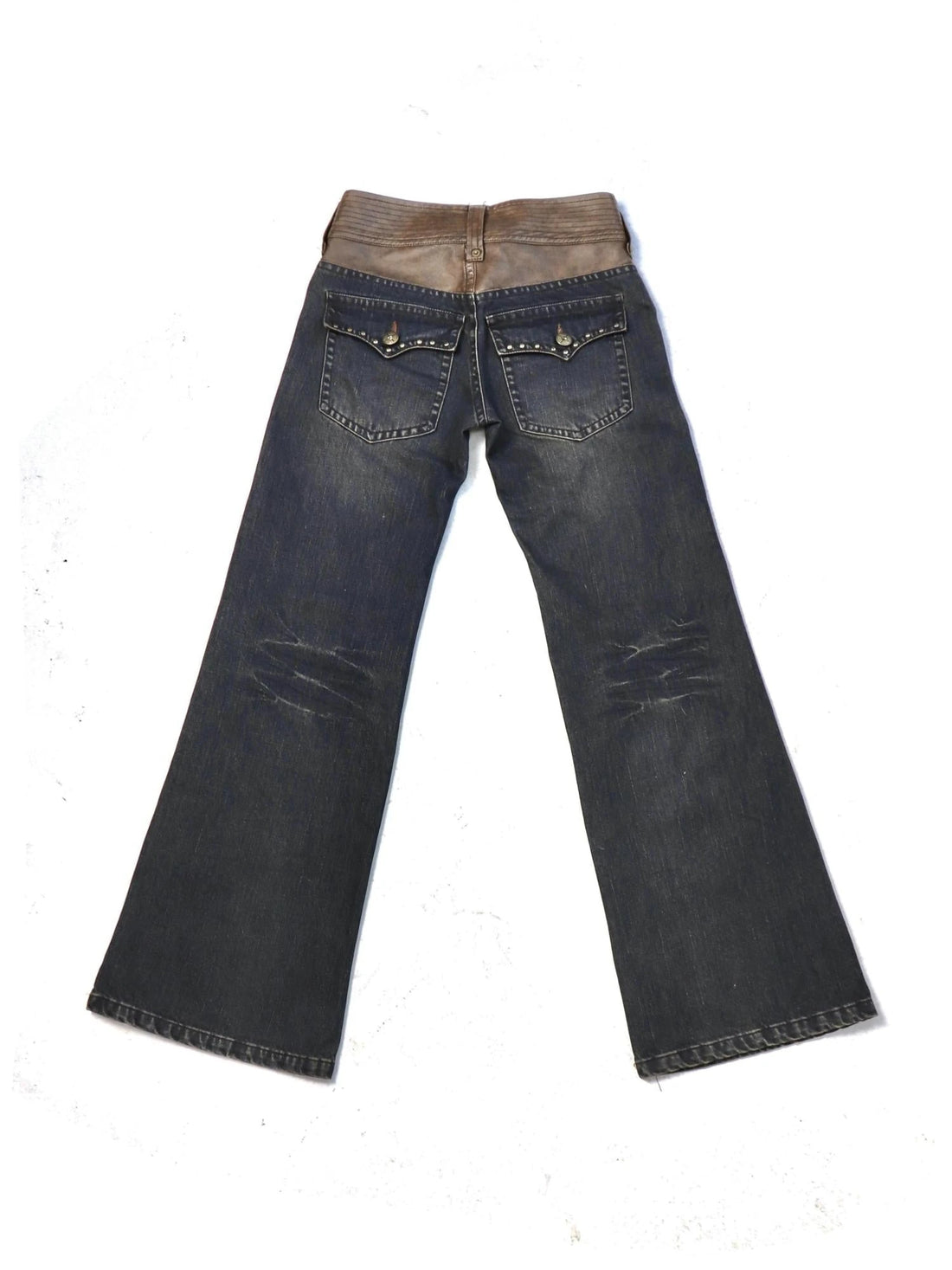 Rooted Silence Washed Patchwork Pants