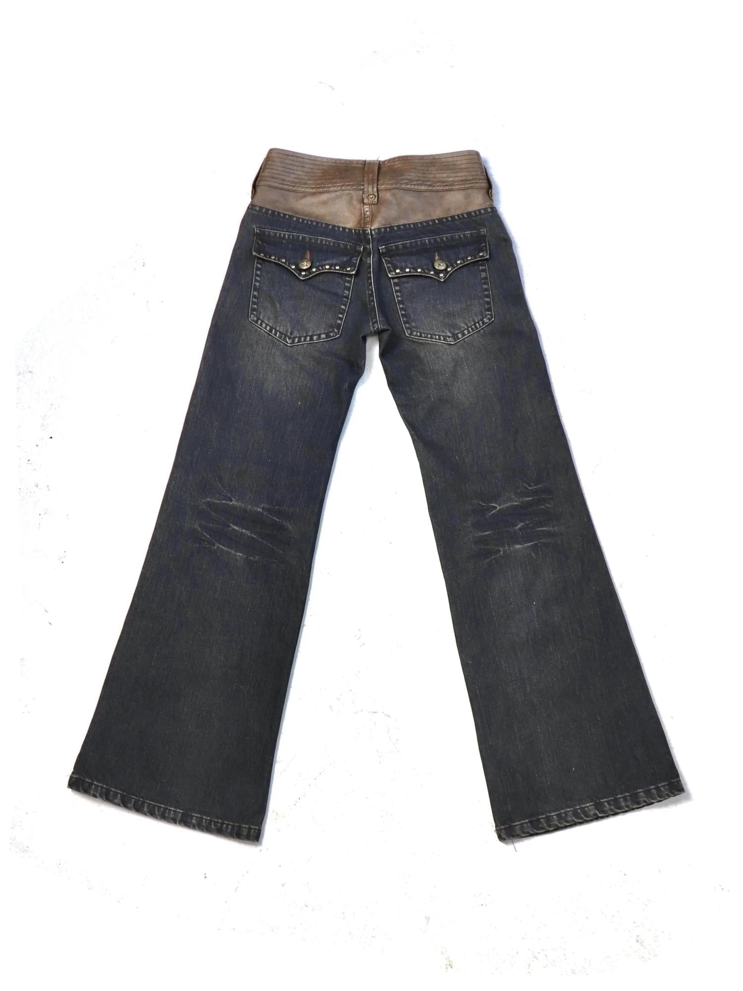 Rooted Silence Washed Patchwork Pants