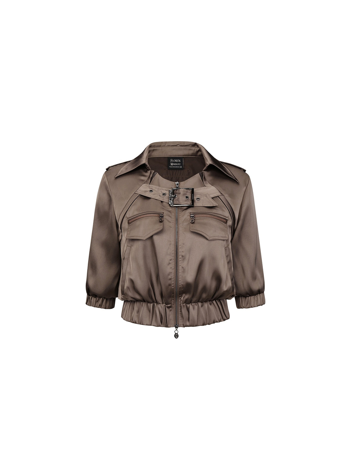 Flowers_birds_Market_Shiny_Satin_Print_Detachable_Placket_Women&