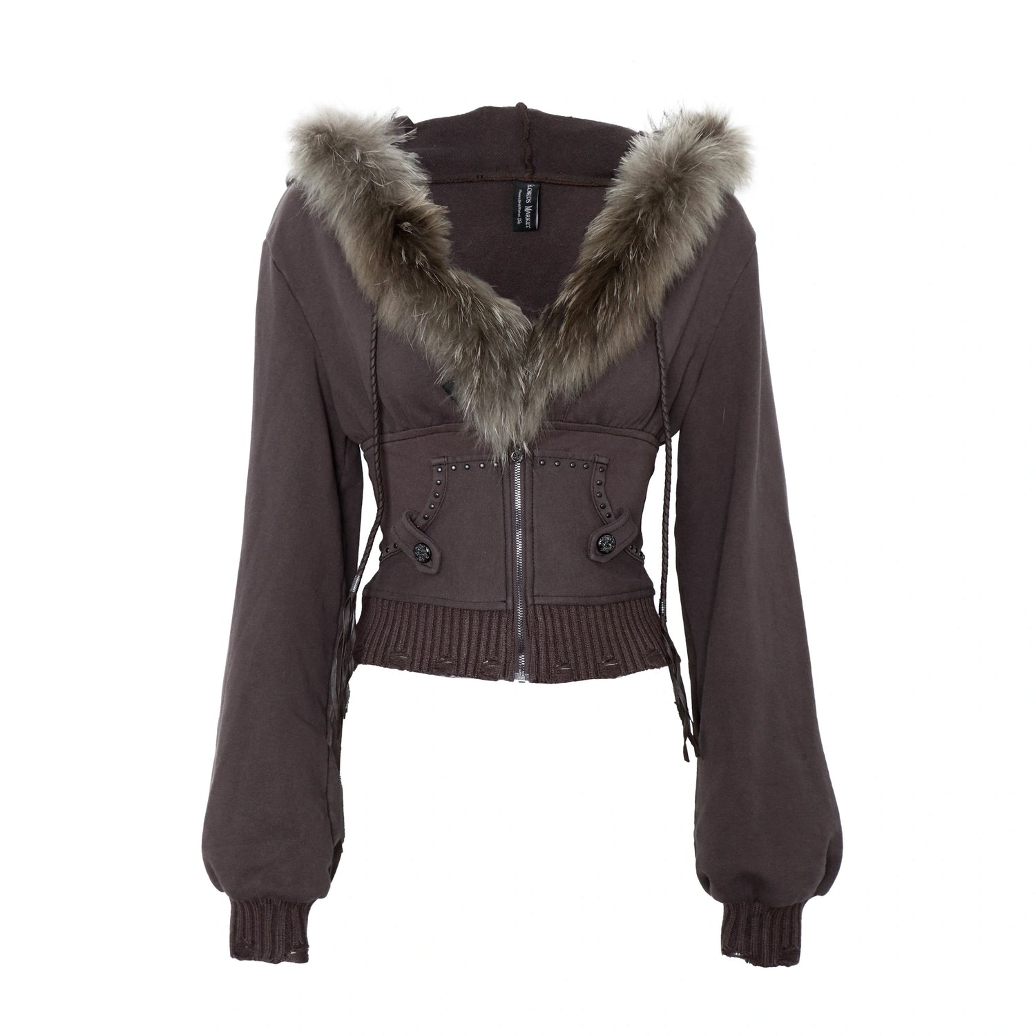 Flowers_birds_Market_Solid_Color_Cotton_Slim_Fit_Cropped_Zip_Up_Hoodie_For_Women_Hoodeis_MISSTT