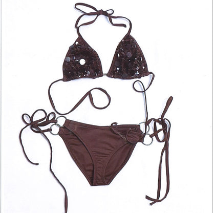 Flowers_birds_Market_Sparkly_Sequin_Tie_Back_Halter_Padded_Slim_Fit_Women_Beach_Swimwear_Bikini_MISSTT