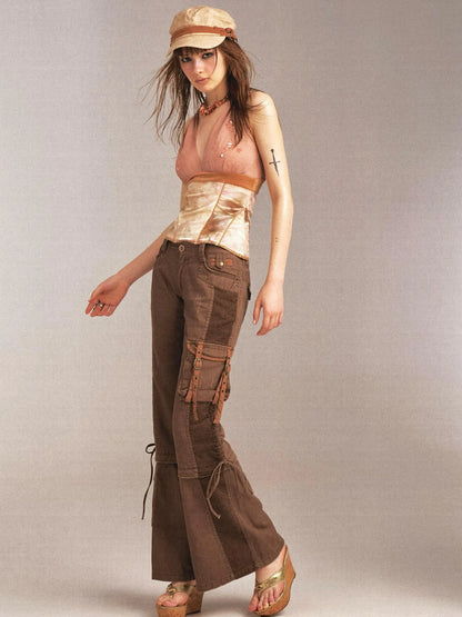 Velvet  Embroidered Beaded Slinky Summer Camisole Top