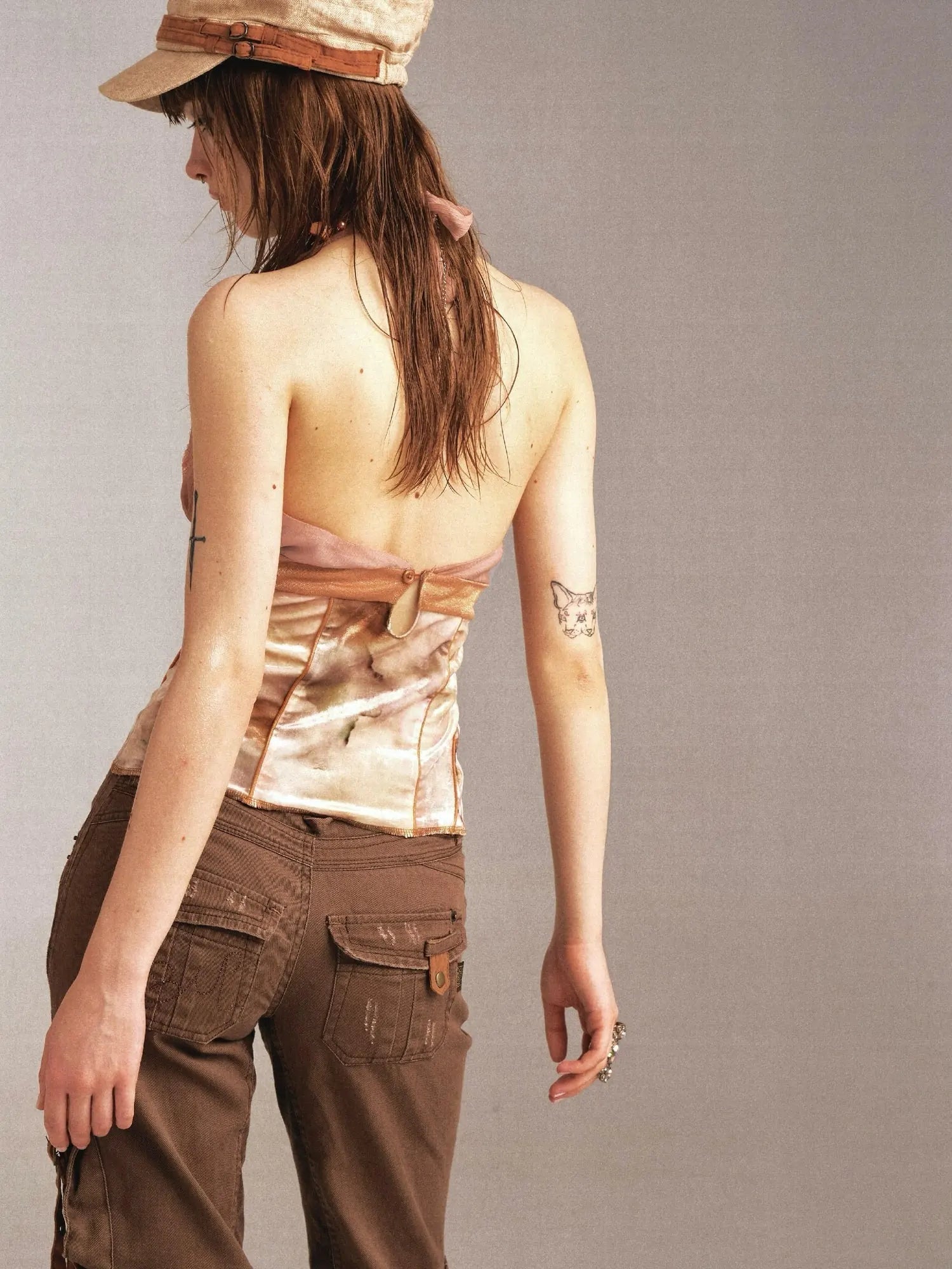 Velvet  Embroidered Beaded Slinky Summer Camisole Top