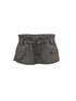 Flowers birds Market Versatile Regular Fit Short Length Gray Brown Casual Skirt Shorts S M L Skorts