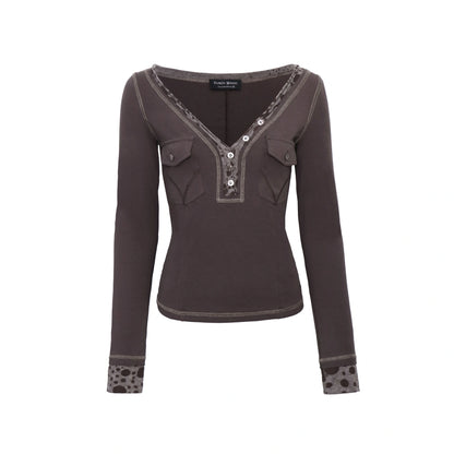 Flowers_birds_Market_Vintage_Polka_Dot_Patchwork_Slim_Fit_Long_Sleeve_V_Neck_Women_T-Shirt_MISSTT