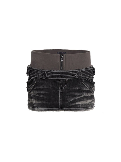 Flowers_birds_Market_Washed_Distressed_Embroidered_Double_Waist_Women&
