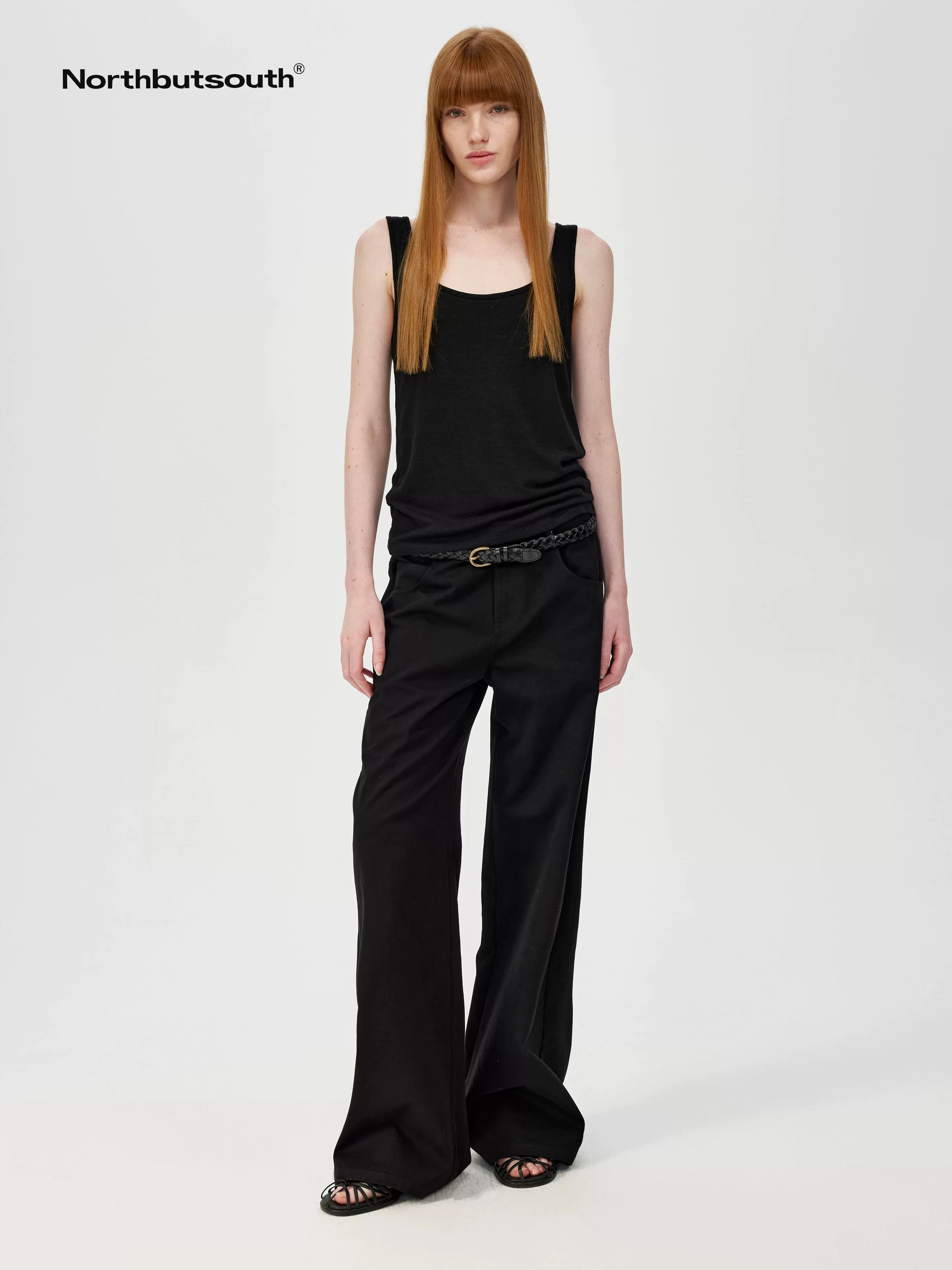 Four Color Classic Casual Low Waist Straight Leg Lightweight Pants