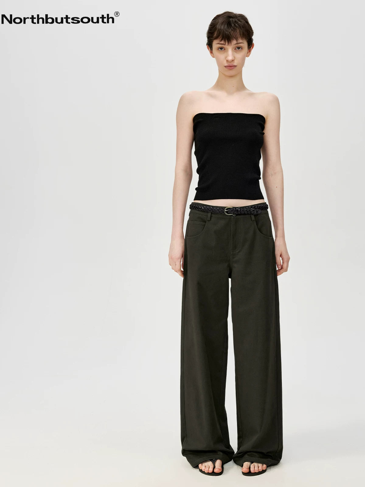 Four Color Classic Casual Low Waist Straight Leg Lightweight Pants