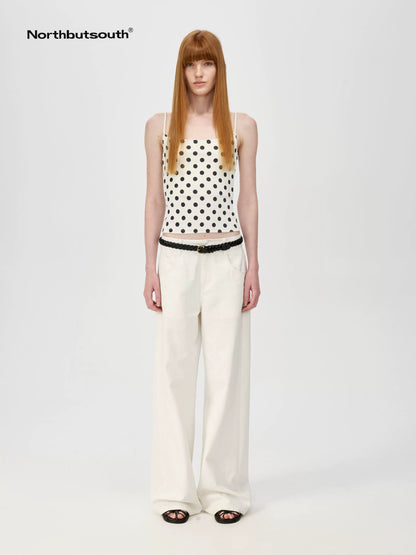 Four Color Classic Casual Low Waist Straight Leg Lightweight Pants