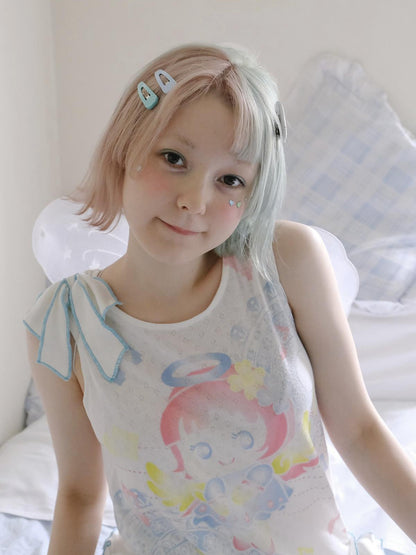 Frufru Gulu Candy Angel Print Sleeveless Women&