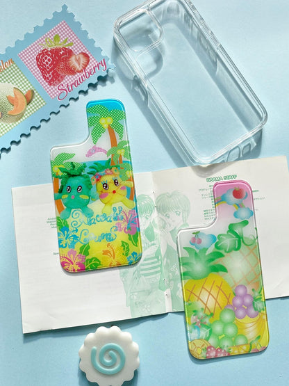 Frufru Gulu Cartoon Fruit Replaceable Backplate 2in1 Women&