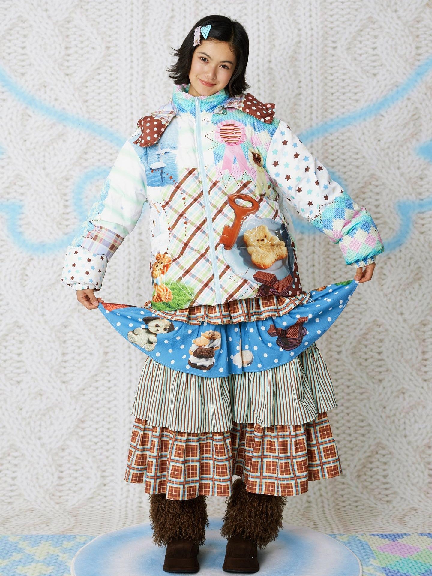 Frufru Gulu Colorful Angel Dessert Original Print Women&