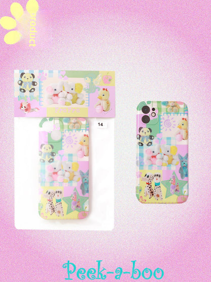 Frufru Gulu Dollhouse Cartoon Animal Cute Apple Phone Soft Case