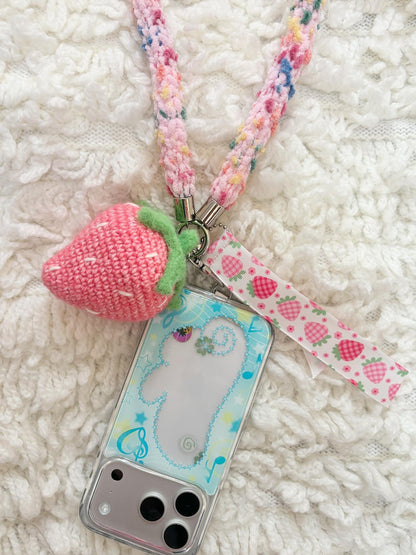 Frufru Gulu Handmade Knitted Pink Strawberry Women&