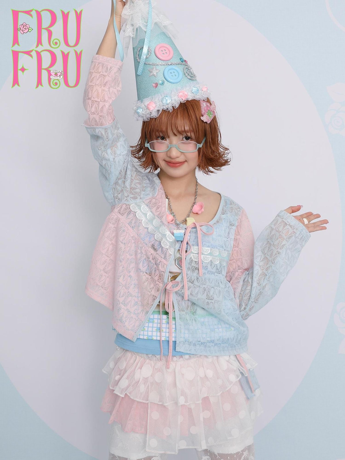 Frufru Gulu Lightweight Patchwork Loose Fit Sun Protection Women&