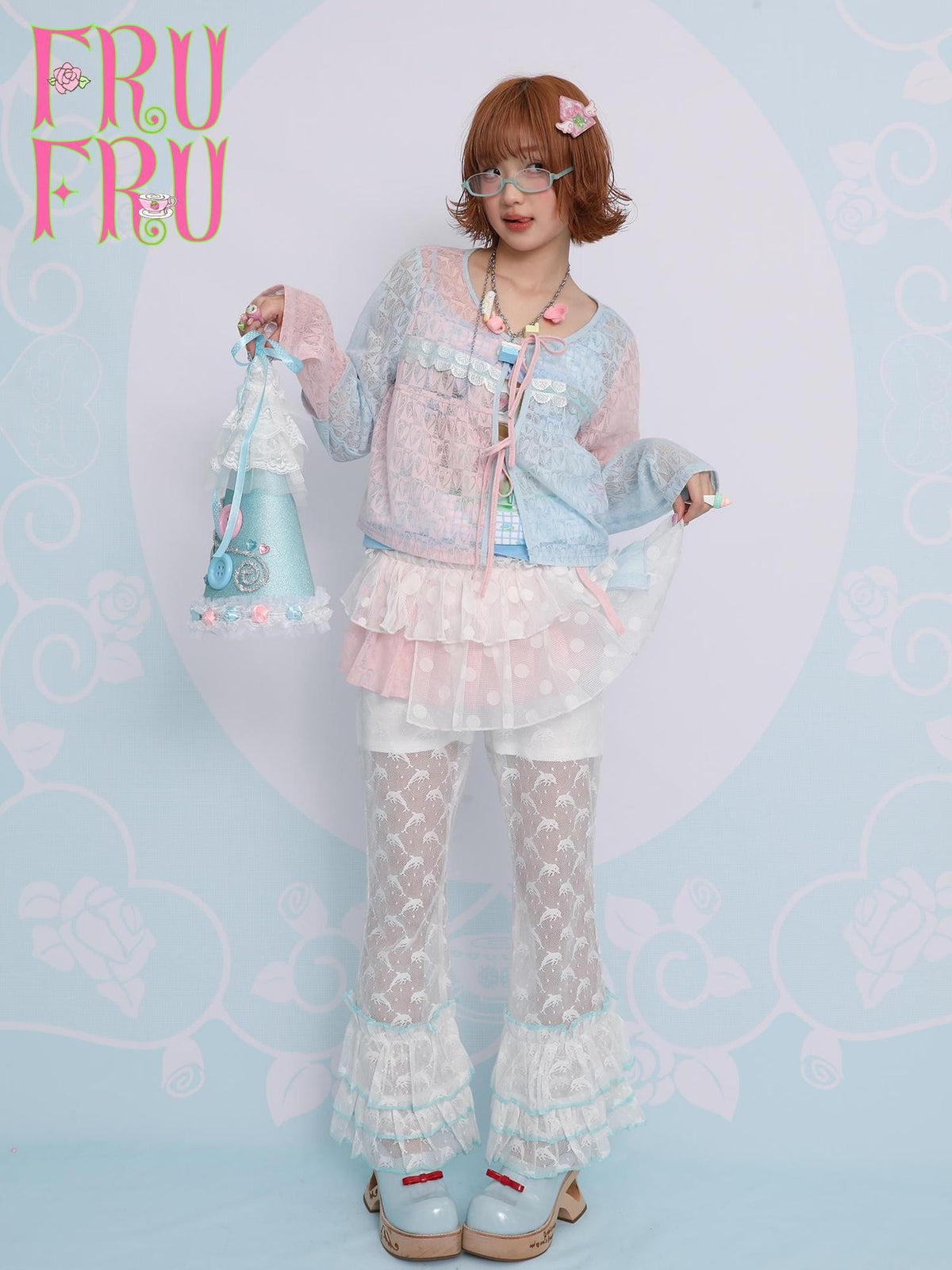 Frufru Gulu Lightweight Patchwork Loose Fit Sun Protection Women&