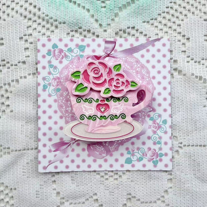Frufru_Gulu_Pink_Yellow_Retro_Rose_Coffee_Cup_Floral_Print_Women&