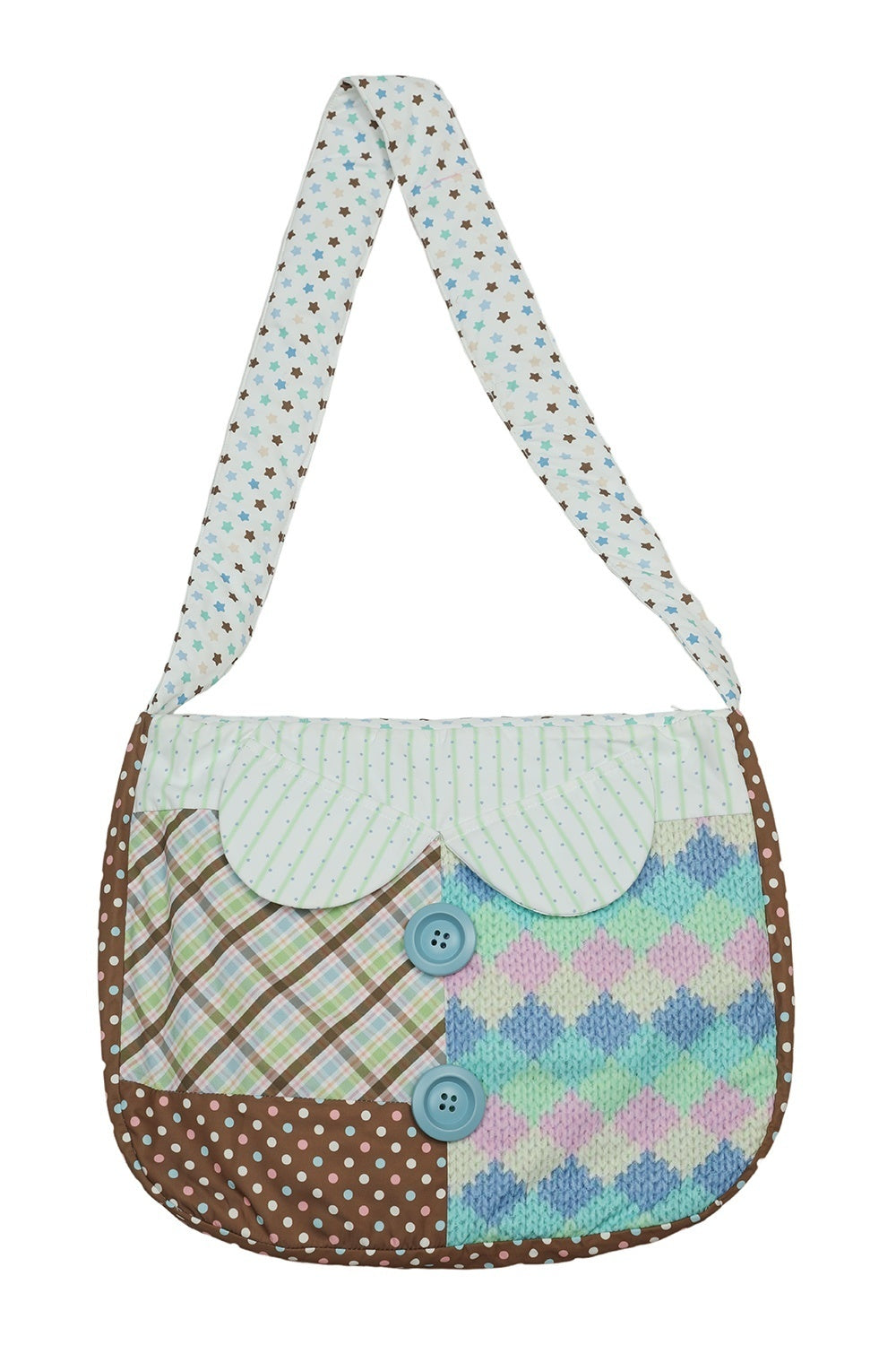 Frufru_Gulu_Polka_Dot_Two_Tone_Spacious_Crossbody_Women&