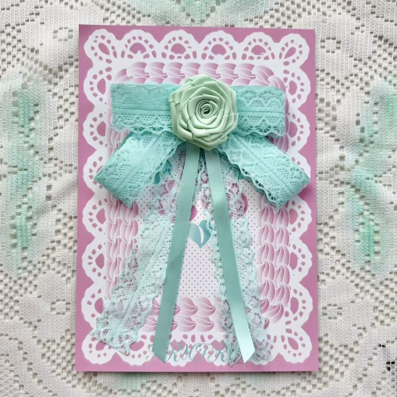 Frufru_Gulu_Rose_Cafe_Vintage_Bow_Side_Clip_Women&