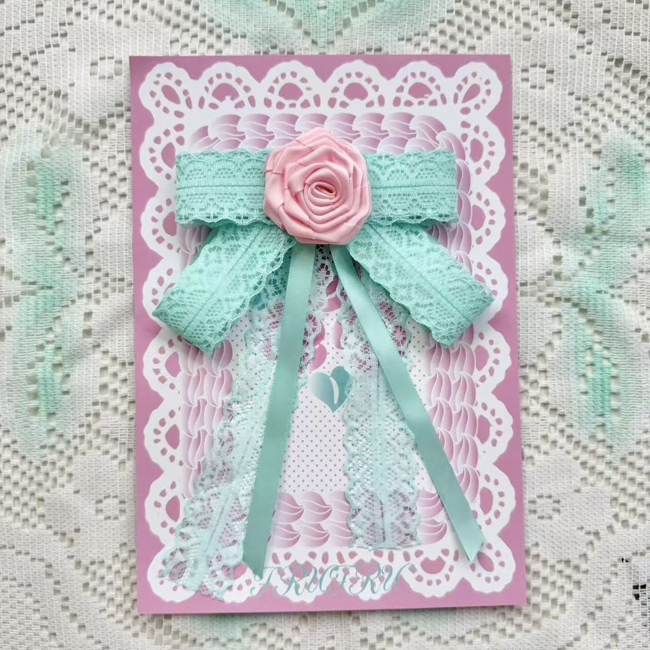 Frufru_Gulu_Rose_Cafe_Vintage_Bow_Side_Clip_Women&
