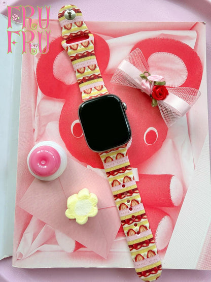 Frufru Gulu Rose Cake Print Floral Pattern Women&