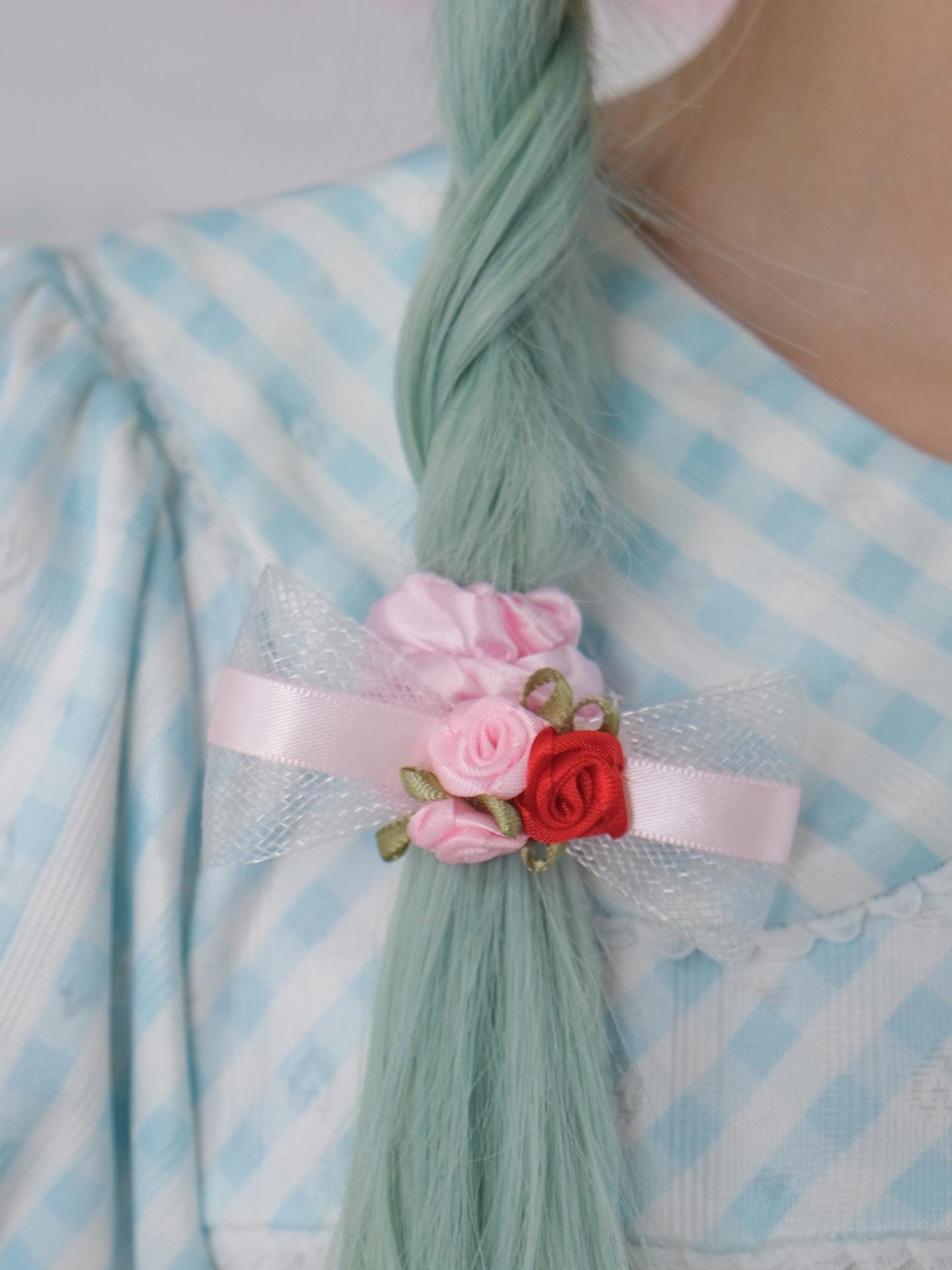 Frufru Gulu Vintage Rose Pink Butterfly Bow Women&