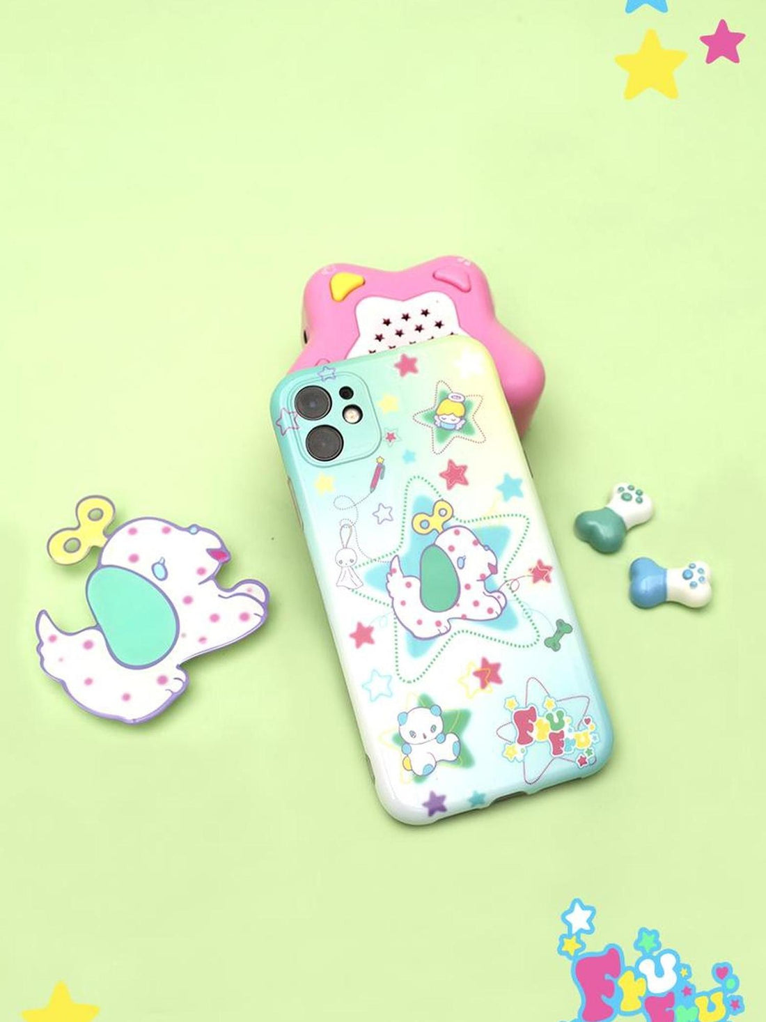 Frufru Gulu Frufruu Gulu X Bird Cute Cartoon Dog Soft Phone Case For Apple