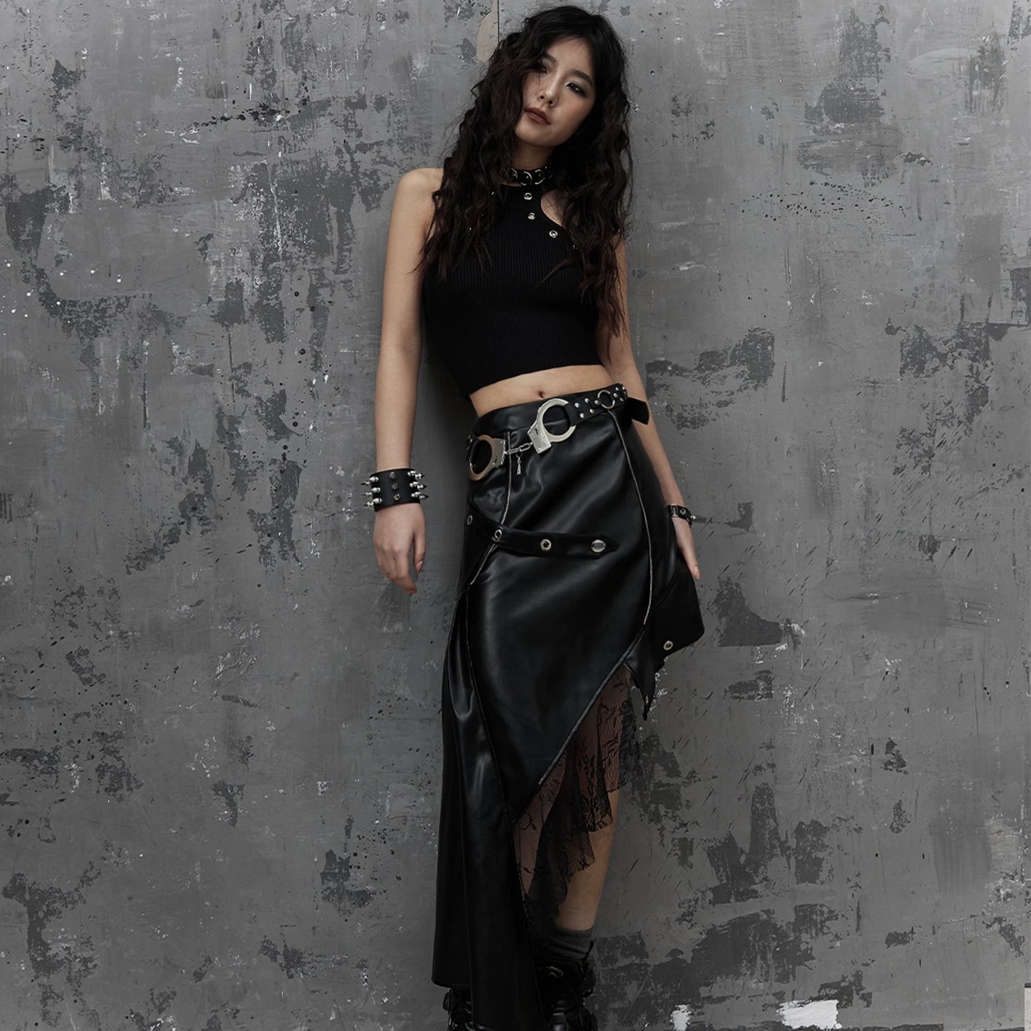 Frustration_Garden_Asymmetric_Punk_Leather_Skirt_With_Mesh_MISSTT