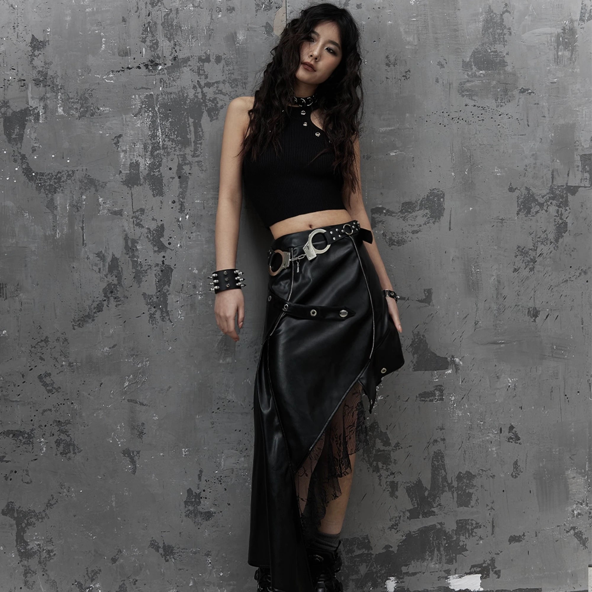Frustration_Garden_Asymmetric_Punk_Leather_Skirt_With_Mesh_MISSTT
