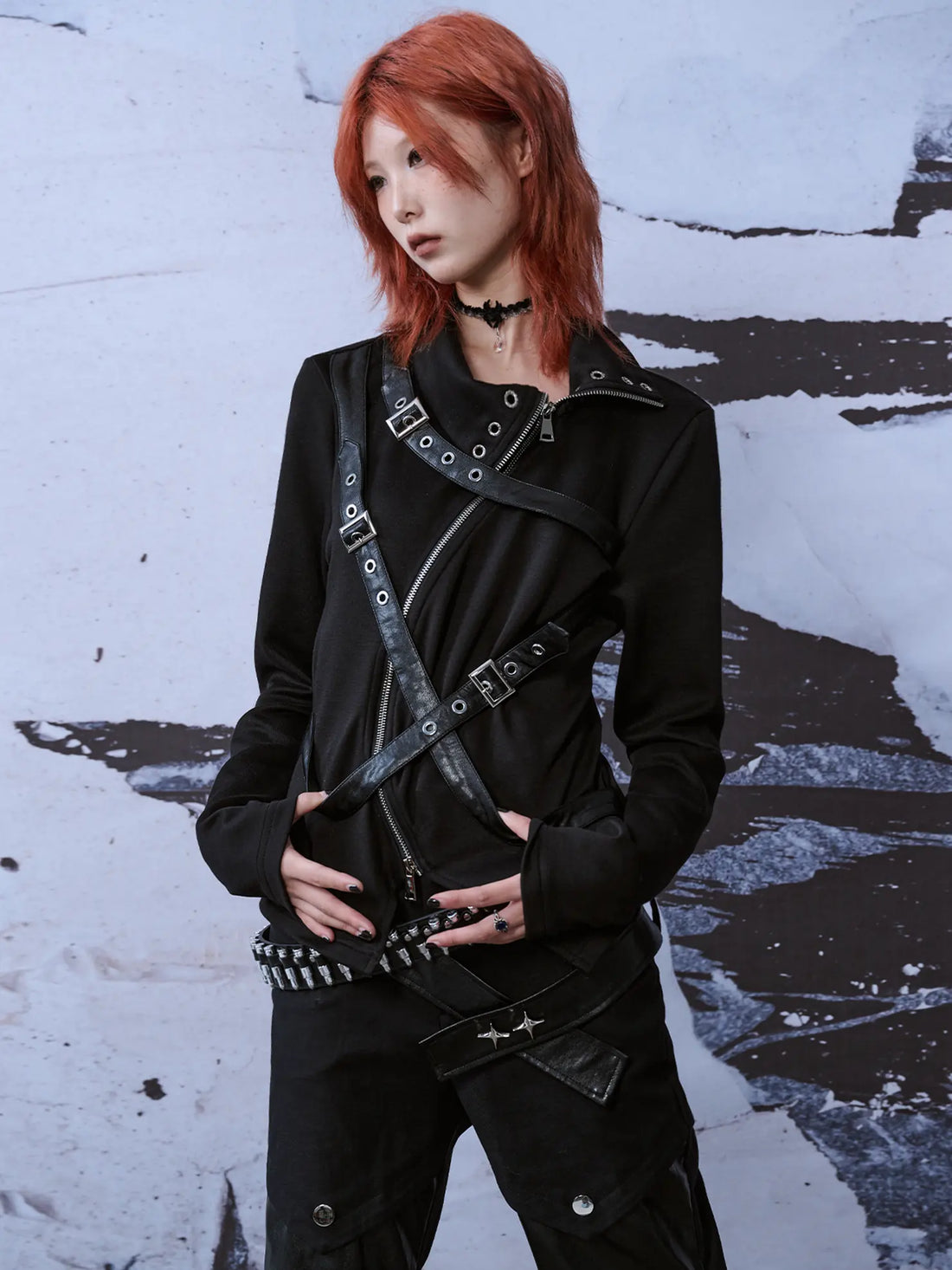 Frustration Garden Broken Edge Punk Knit Top