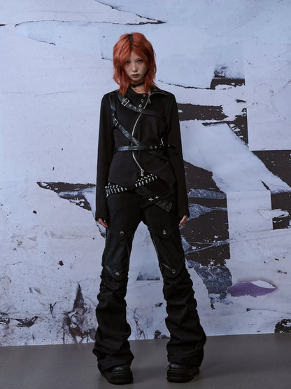 Frustration Garden Broken Edge Punk Knit Top