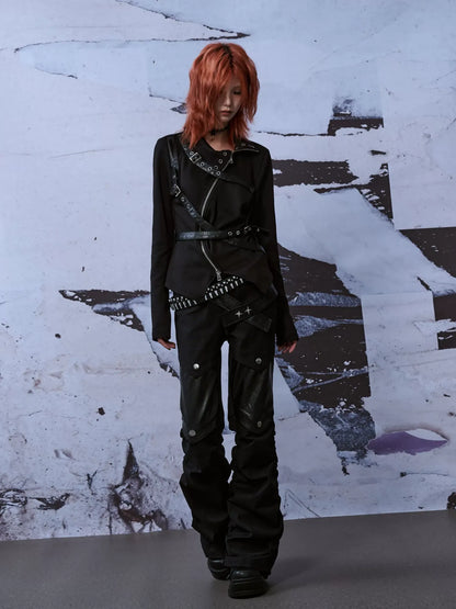 Frustration Garden Broken Edge Punk Knit Top