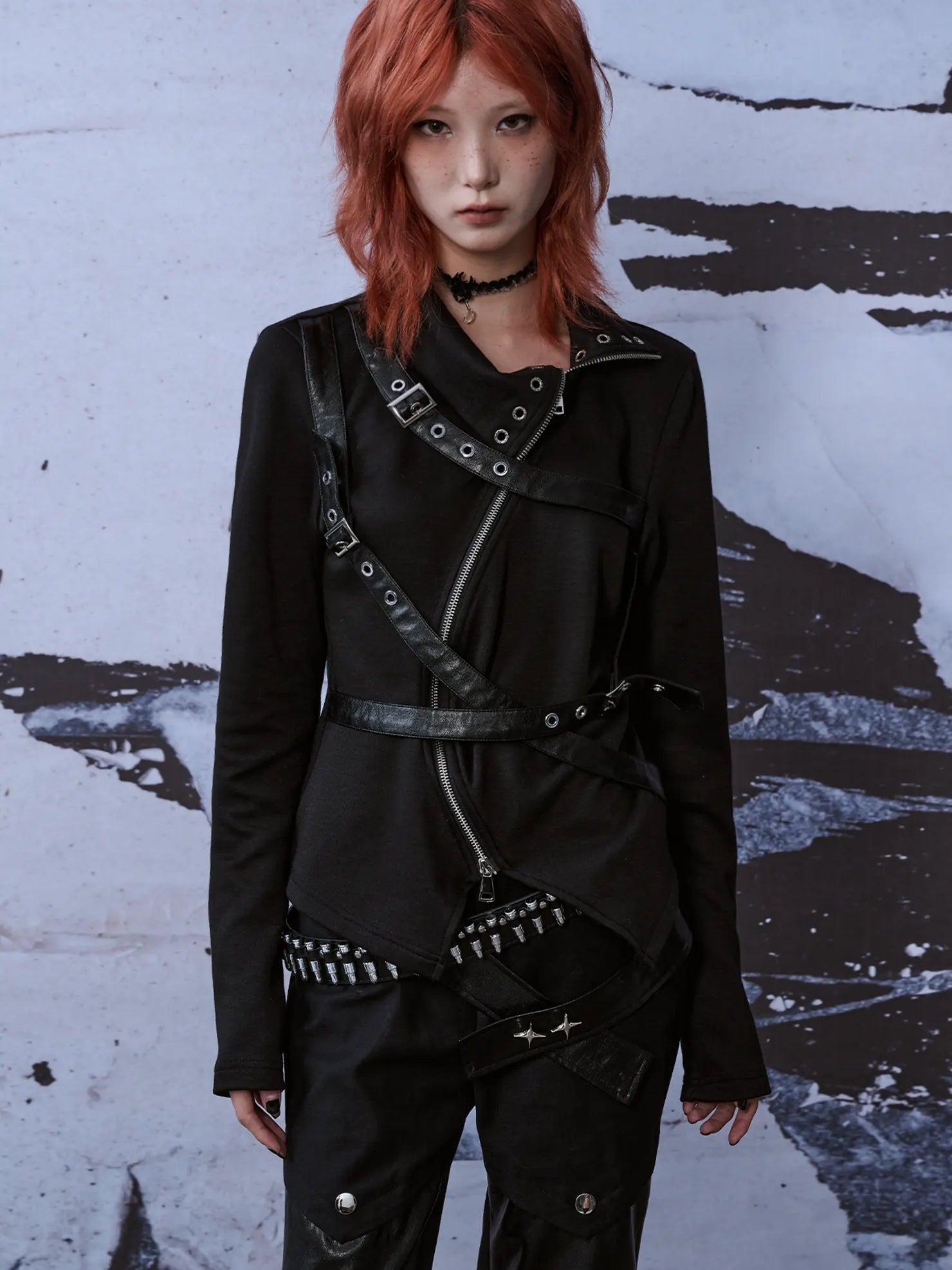 Frustration Garden Broken Edge Punk Knit Top
